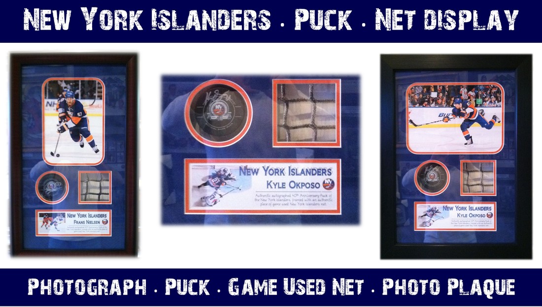 Long Island Picture Frame Framed Hockey Puck Display