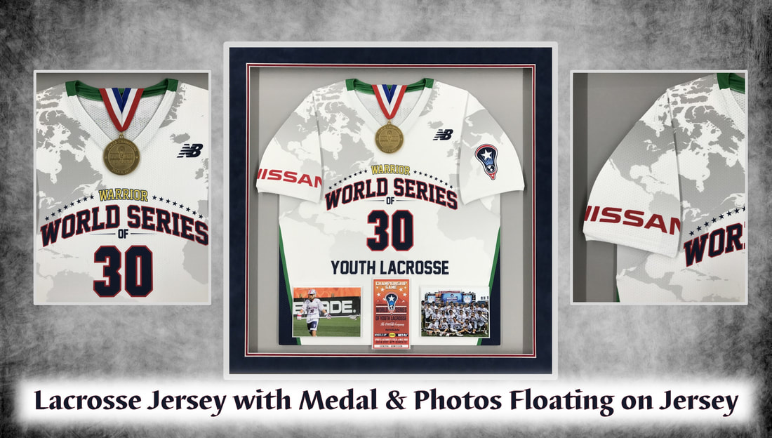 Lacrosse Jersey Custom Framed