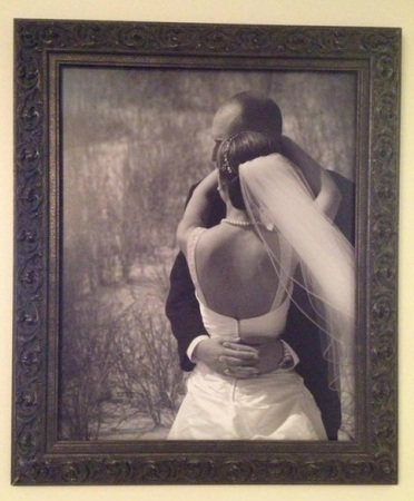 Custom Framed Wedding Photograph