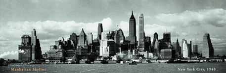 Manhattan Skyline 1940