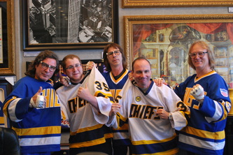 Slap Shot The Hanson Brothers at LIPF - Long Island Picture Frame & Art  Gallery