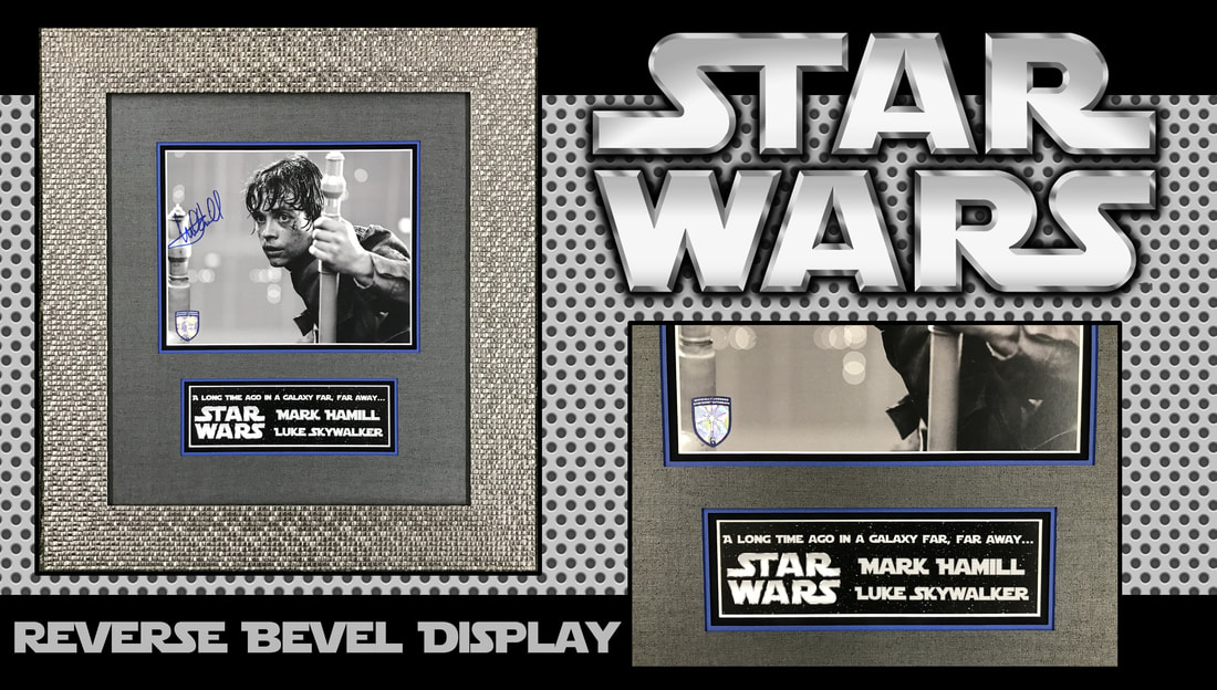 Star Wars Mark Hamill Autographed Custom Framed Display