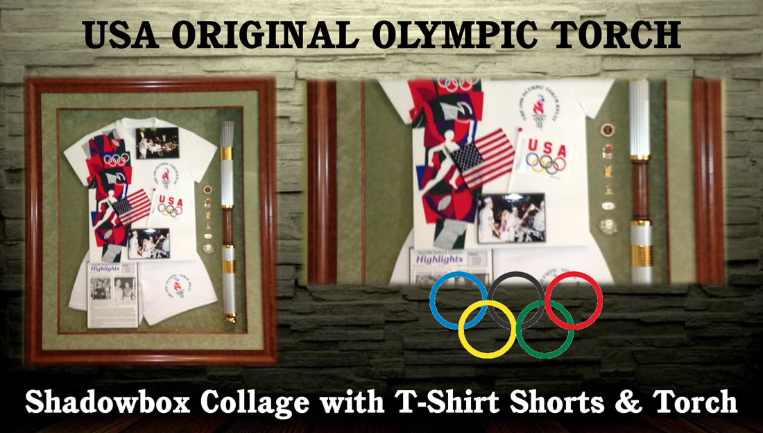 Long Island Picture Frame Olympic Torch Framed