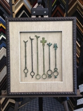 Long Island Picture Frame 2500 Year old Roman medical instruments